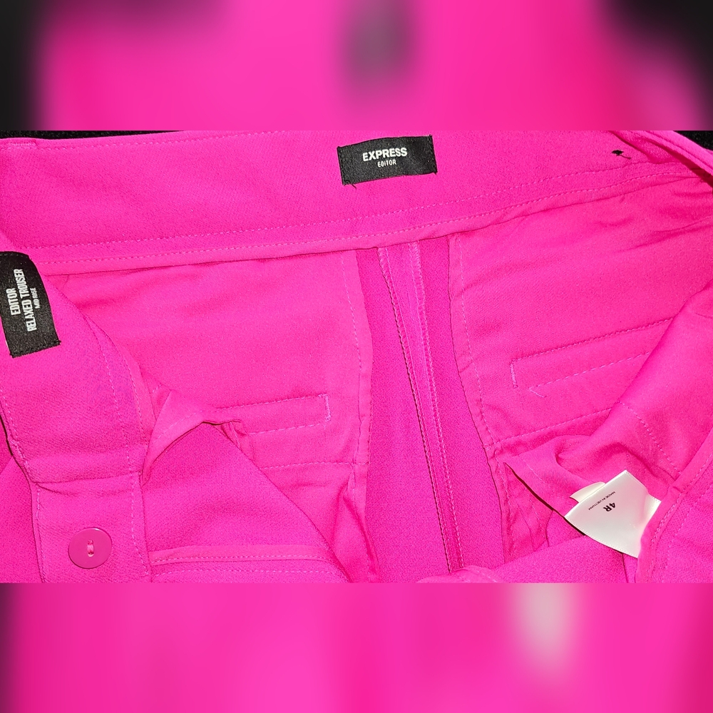 Express Women's Pink Trousers - Picture 5 of 6
